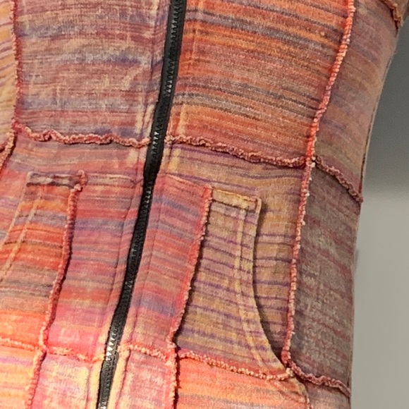 2/$60🍀 BNWT Handcrafted Hooded Fleece Zip Jacket - Picture 4 of 7